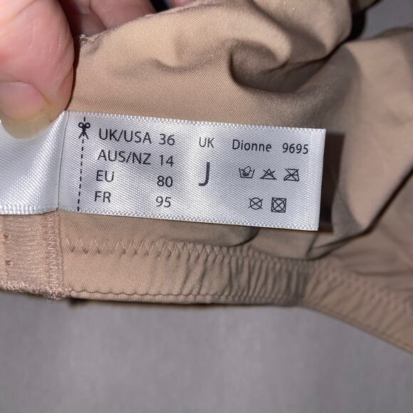 Sculptresse by Panache Dionne Full Cup Bra 36M NWT Kiss Print Sheer Mesh - Picture 5 of 5